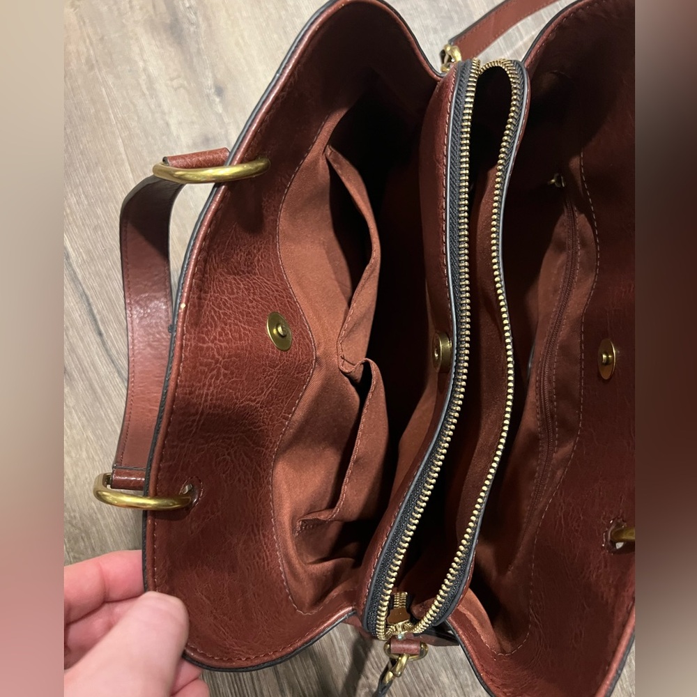 Fossil Lane Satchel Purse - Picture 9 of 16